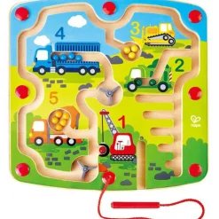 Jeu magnétique labyrinthe chantier|Hape Online