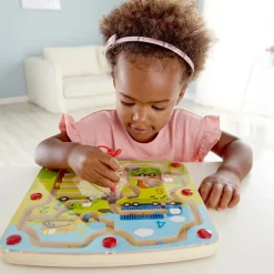Jeu magnétique labyrinthe chantier|Hape Online