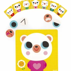 Discount Janod Jeu magnétique L'Ours des émotions