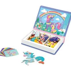 Jeu magnétique Magneti'book Licornes|Janod Online
