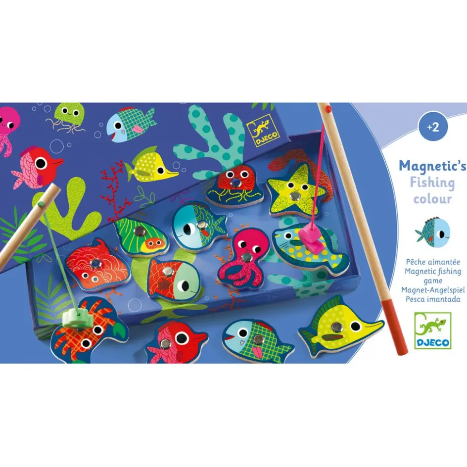 Jeu magnétique Pêche colorée|Djeco Hot