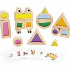 Jeu sensoriel Blocs translucides (18 pièces)|Janod Discount