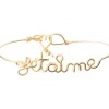 Clearance Padam Padam Jonc Je t'aime S (goldfilled jaune 14 carats)