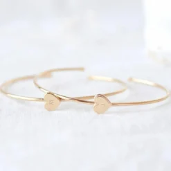 Mon Petit Poids Jonc Joséphine en plaqué or jaune (personnalisable)