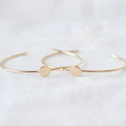 Online Mon Petit Poids Jonc Madeleine en plaqué or jaune (personnalisable)