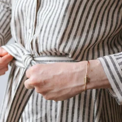 Jonc personnalisable (plaqué or jaune)|Mon Petit Poids Best