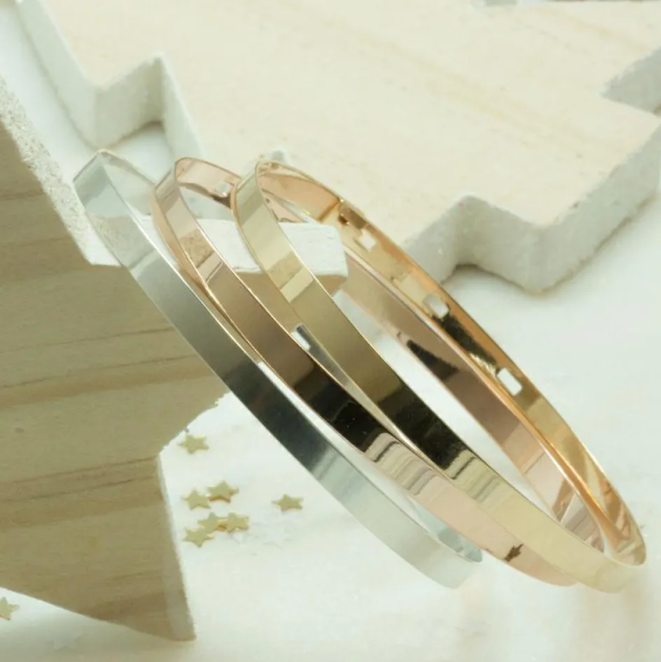 Discount Petits trésors Jonc pour enfant personnalisable (plaqué or jaune)