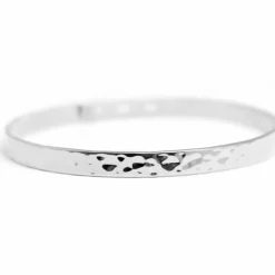 Jonc ruban martelé (argent 925)|Petits trésors Best