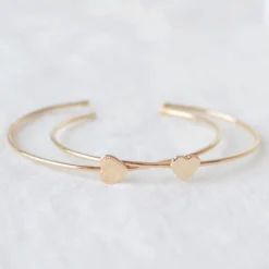 Jonc Simone en plaqué or jaune (personnalisable)|Mon Petit Poids Hot