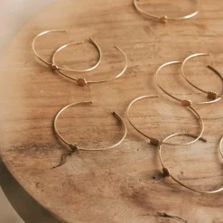 Jonc Simone en plaqué or jaune (personnalisable)|Mon Petit Poids Hot