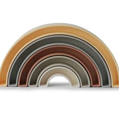 Jouet à empiler Arc-en-ciel Sol|Mushie Best