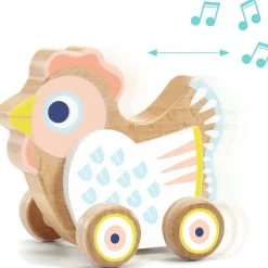 Jouet à rouler Baby Blanc Sing|Djeco New