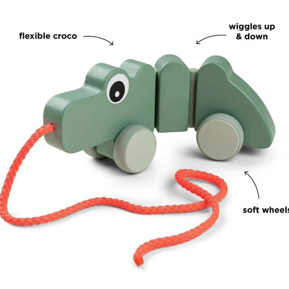 Sale Done by Deer Jouet à tirer Croco Vert