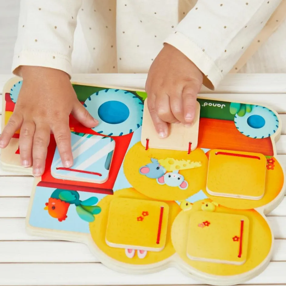 Jouet Cache-cache Tracteur Ferme|Janod Discount