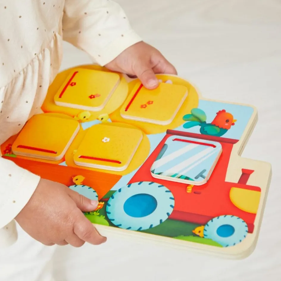 Jouet Cache-cache Tracteur Ferme|Janod Discount