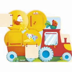 Jouet Cache-cache Tracteur Ferme|Janod Discount