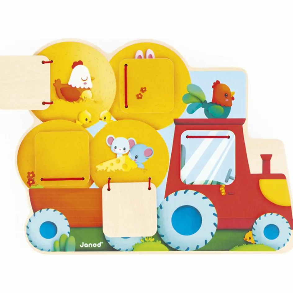 Jouet Cache-cache Tracteur Ferme|Janod Discount