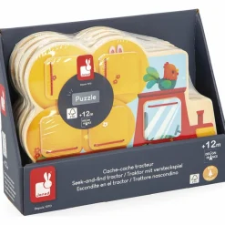 Jouet Cache-cache Tracteur Ferme|Janod Discount