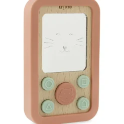 Jouet d'activités téléphone en silicone et bois Mrs. Cat|Trixie Best