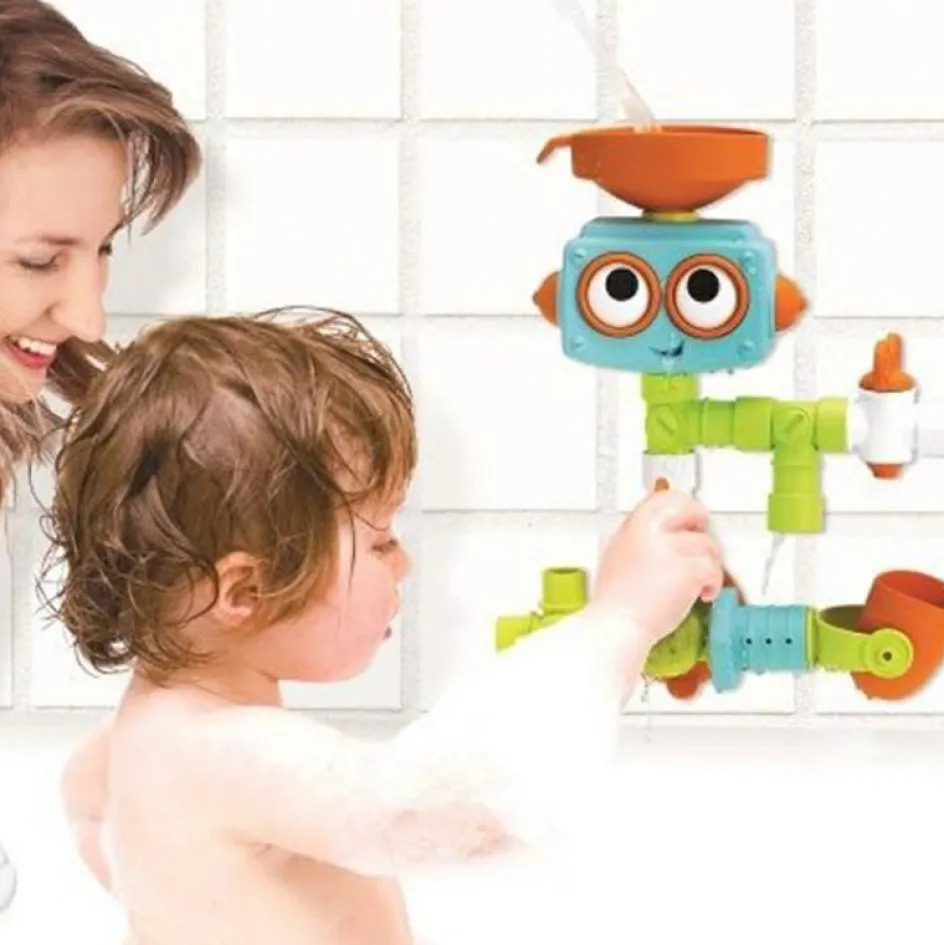 Hot Infantino Jouet de bain à ventouse robot Sensory