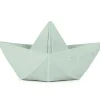 Jouet de bain bateau Origami latex d'hévéa mint|Oli & Carol Sale