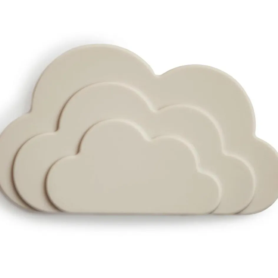 Jouet de dentition nuage gris|Mushie Online