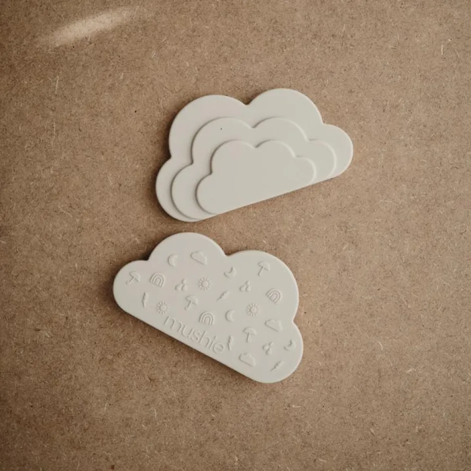 Jouet de dentition nuage gris|Mushie Online