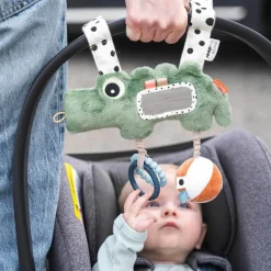 Outlet Done by Deer Jouet d'éveil à suspendre Croco Vert