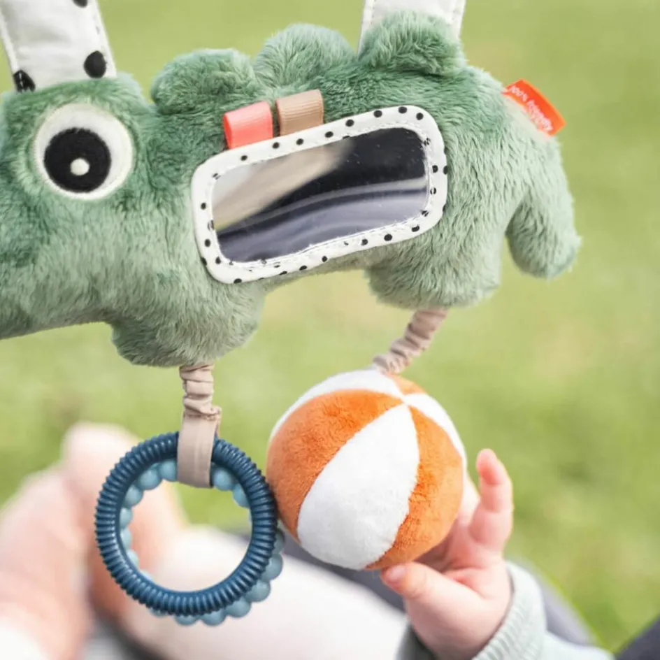 Outlet Done by Deer Jouet d'éveil à suspendre Croco Vert