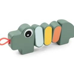 Jouet d'éveil bois Croco Vert|Done by Deer Hot