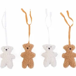 Jouets pour arche d'activités Teddy beige et écru (4 pièces)|Childhome Online