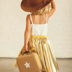 Jupe qui tourne Or (4-8 ans)|Ratatam Outlet