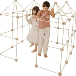 Kit de construction cabane d'intérieur 1001 Cabanes - Pack Grizzly 155 pièces|Sarbakane Sale