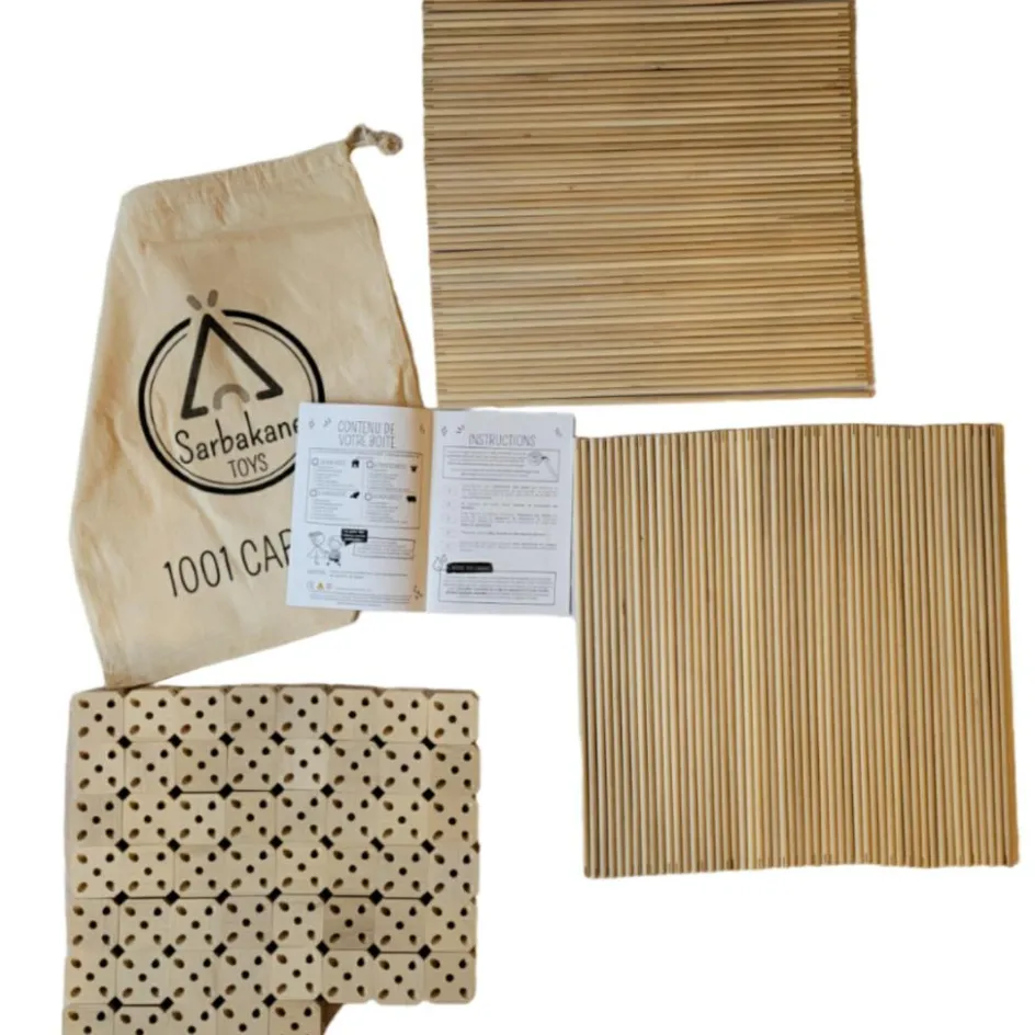 Kit de construction cabane d'intérieur 1001 Cabanes - Pack Grizzly 155 pièces|Sarbakane Sale