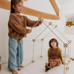 Kit de construction cabane d'intérieur 1001 Cabanes - Pack Libellule 43 pièces|Sarbakane Outlet