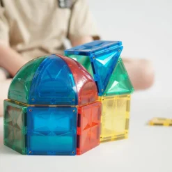 Cleverclixx Kit de construction magnétiques dôme intense (47 pièces)