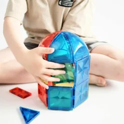 Cleverclixx Kit de construction magnétiques dôme intense (47 pièces)