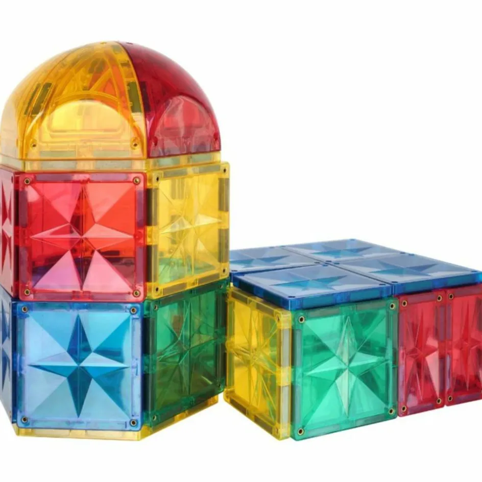 Cleverclixx Kit de construction magnétiques dôme intense (47 pièces)