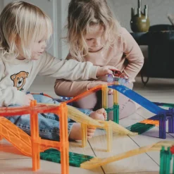 Hot Cleverclixx Kit de construction magnétiques circuit de couleur vive (65 pièces)