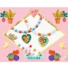 Kit de création de bracelets Enfilage coeur|Djeco Outlet