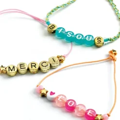 Discount Djeco Kit de création de bracelets Perles alphabet
