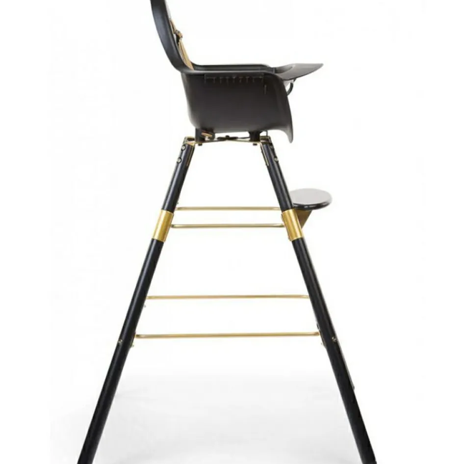 Kit de pieds longs pour chaise haute Evolu + repose-pieds en bois naturel blanc|Childhome New