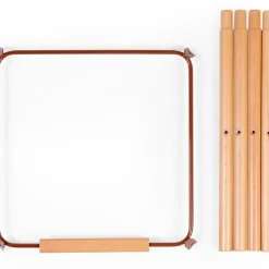 Kit de pieds longs pour chaise haute Evolu extra + repose-pieds en bois naturel terracotta|Childhome Sale