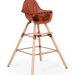 Kit de pieds longs pour chaise haute Evolu extra + repose-pieds en bois naturel terracotta|Childhome Sale