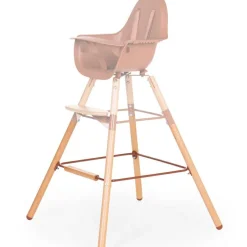 Kit de pieds longs pour chaise haute Evolu extra + repose-pieds en bois naturel terracotta|Childhome Sale