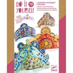 Hot Djeco Kit DIY 4 diadèmes mosaïques à décorer Enchanteresses
