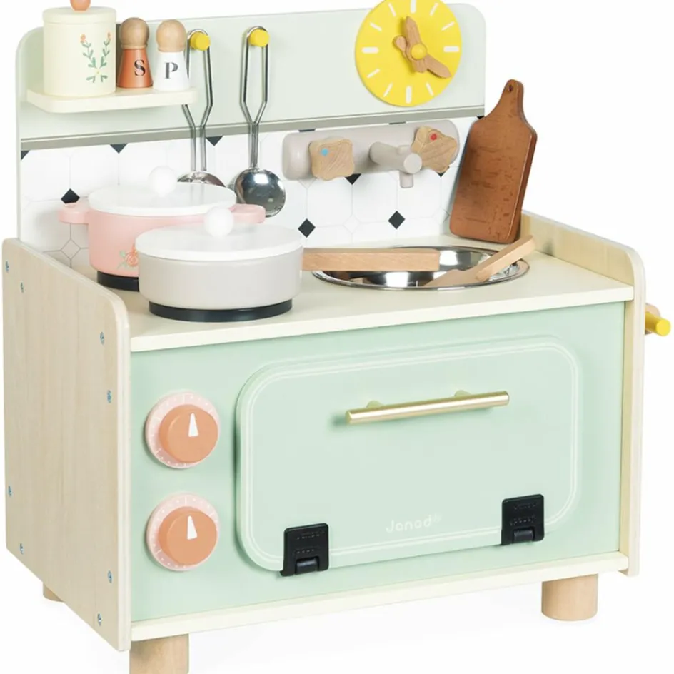 Kitchenette en bois Mamie Soleil (9 pièces)|Janod Best