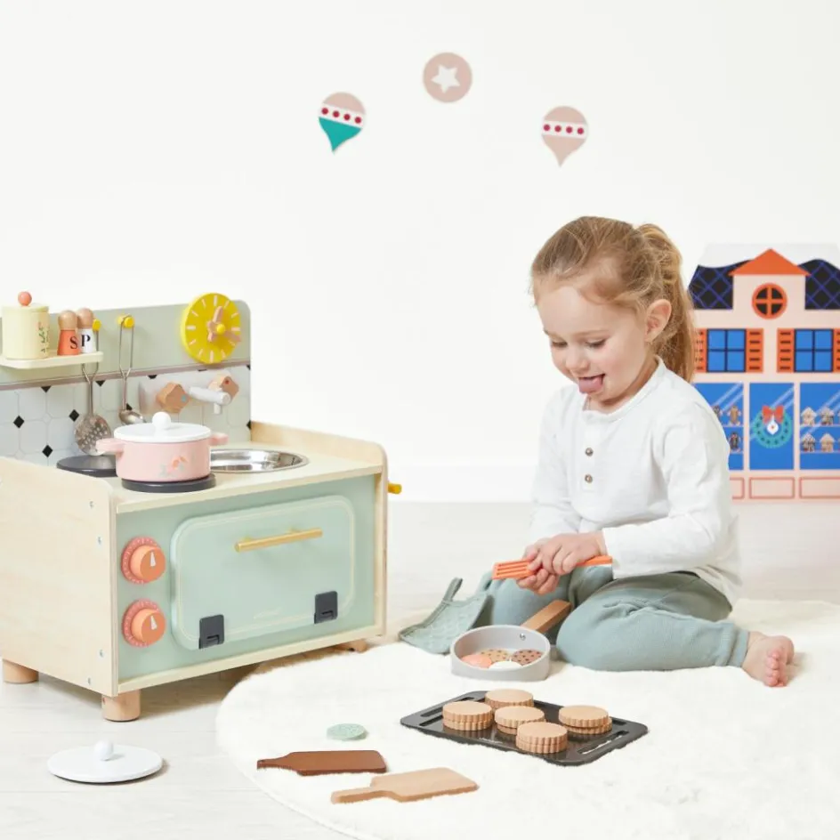 Kitchenette en bois Mamie Soleil (9 pièces)|Janod Best