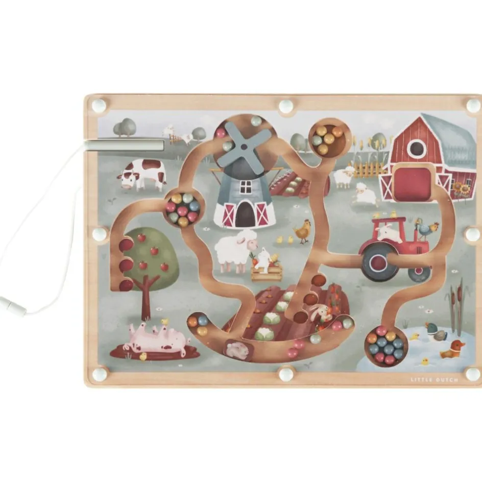 Labyrinthe magnétique Little Farm|Little Dutch Online