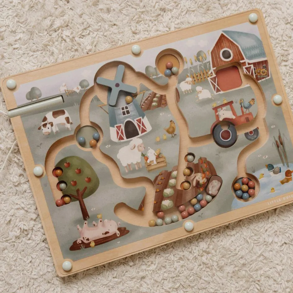 Labyrinthe magnétique Little Farm|Little Dutch Online